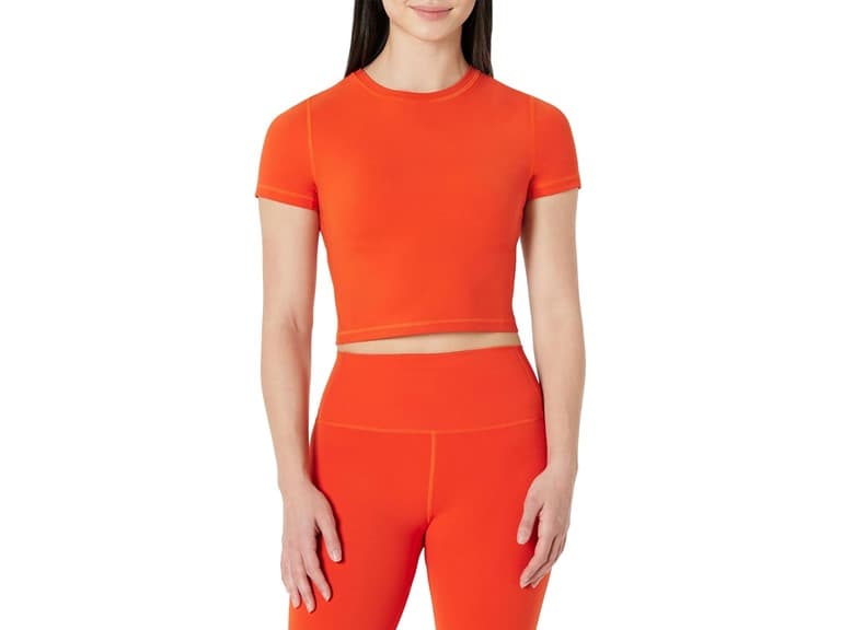 AE Womens Active SS Slim Fit Crop Top - Image 1