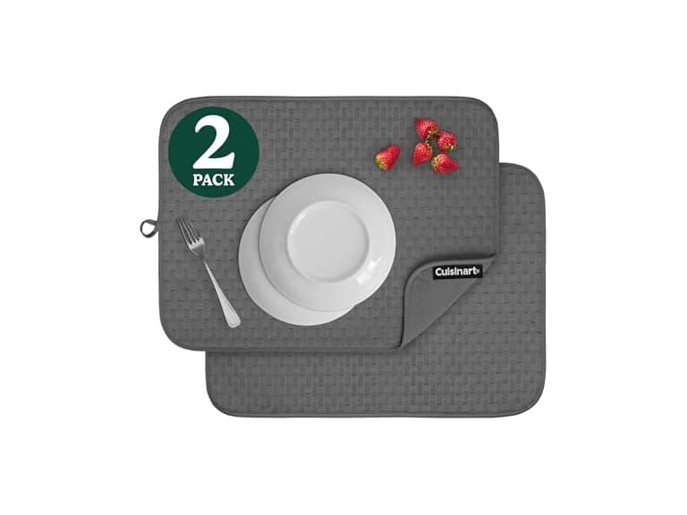 Cuisinart Dish Drying Mat for Kitchen Counter - 2-Pack XL  - Image 1