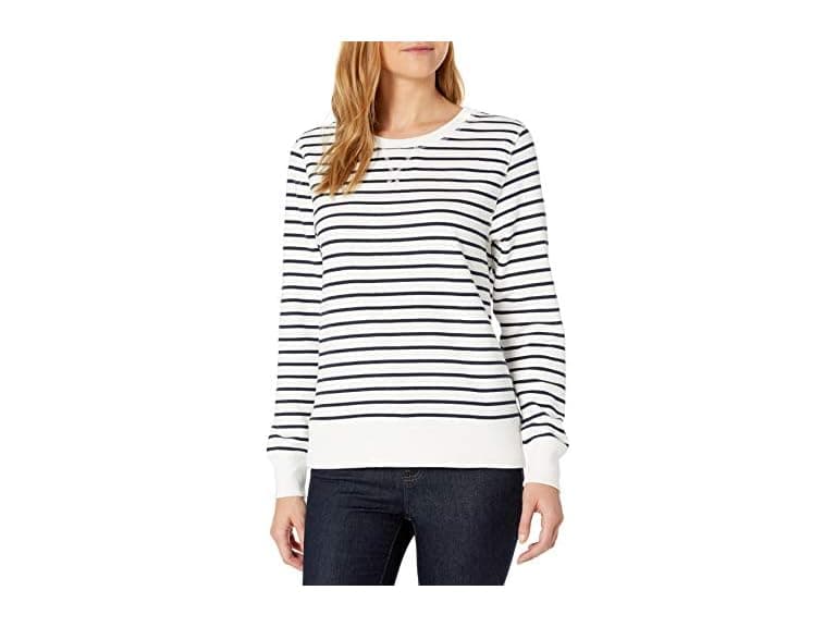 AE Womens Fleece Crewneck Pullover Sweatshirt - Image 1