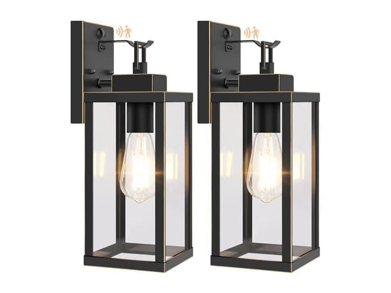 BesLowe 14” Upgraded Motion Sensor Outdoor Wall Lights - Image 1
