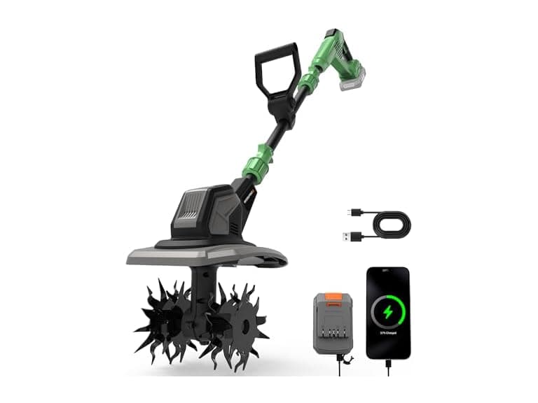 WORKPROX 20V Cordless Tiller Cultivator - Image 1
