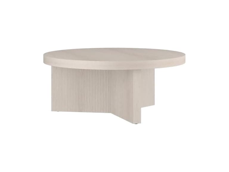 Henn&Hart 36" Alder White MDF/PVC Coffee - Image 1