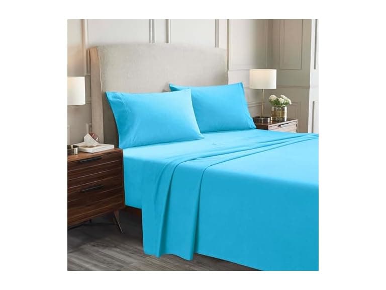 Superior Flannel Brushed Cotton Bed Sheet Set - Image 1