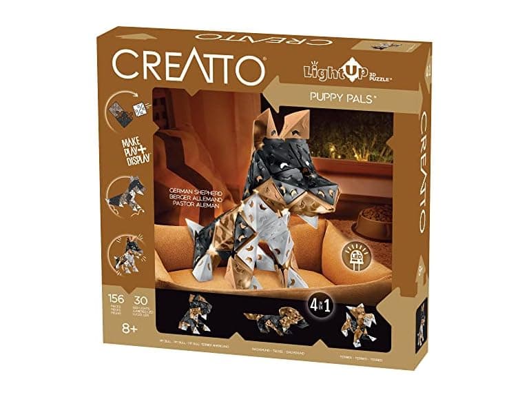 Thames & Kosmos Creatto Puppy Pals Light-Up 3D Puzzle Kit  - Image 1