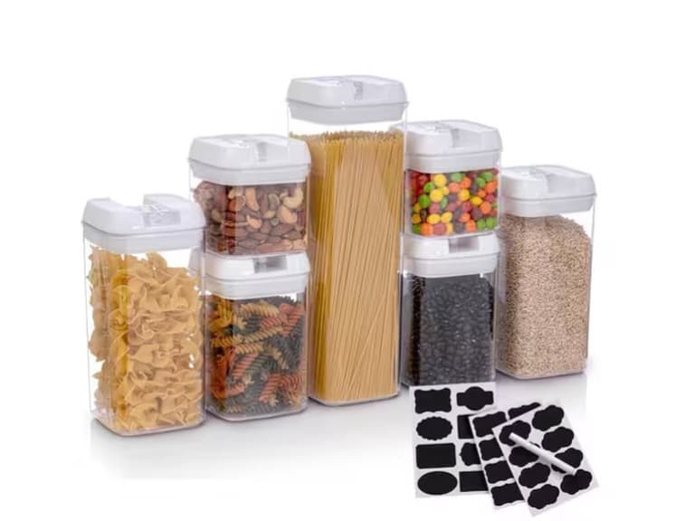 Kitchen Theory 7-piece Plastic Food Storage Container Set - Image 1