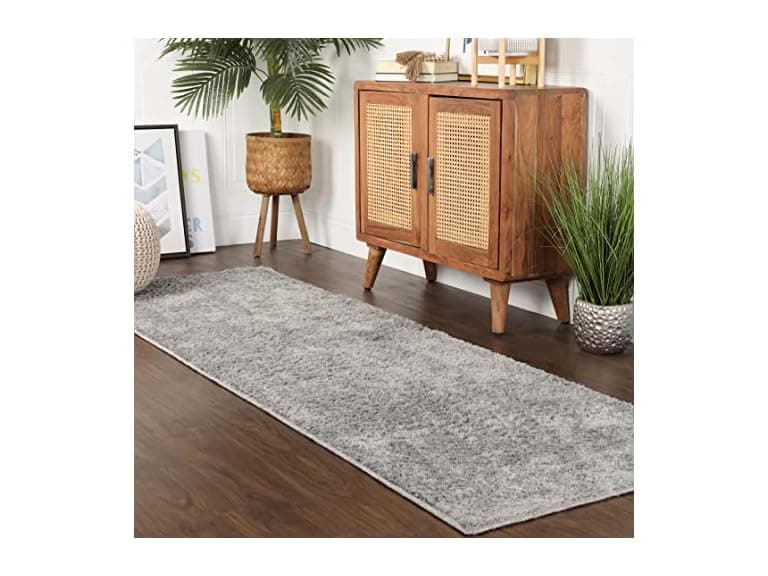 Superior California Shag Solid Fluffy Plush Area Rug (Your Choice) - Image 1