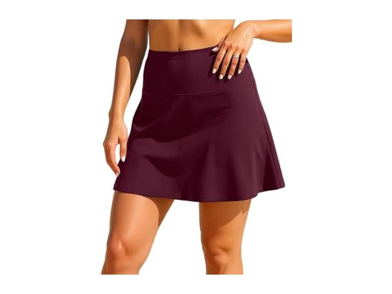 Hilor Women (16) High Waist Swimsuit Skirt Bottom - Image 1
