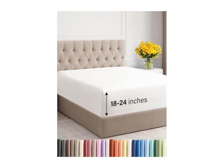 Extra Deep King Fitted Sheet - Image 1