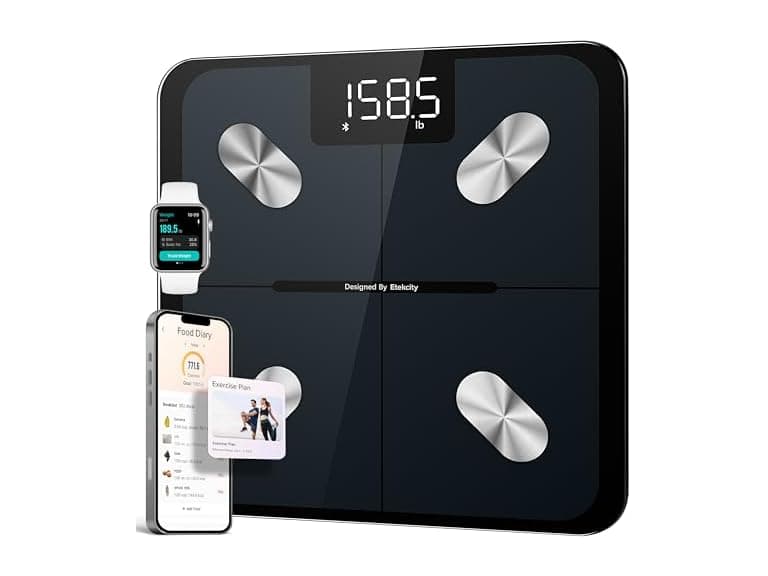 Etekcity Smart Scale Body Weight Fat BMI - Image 1