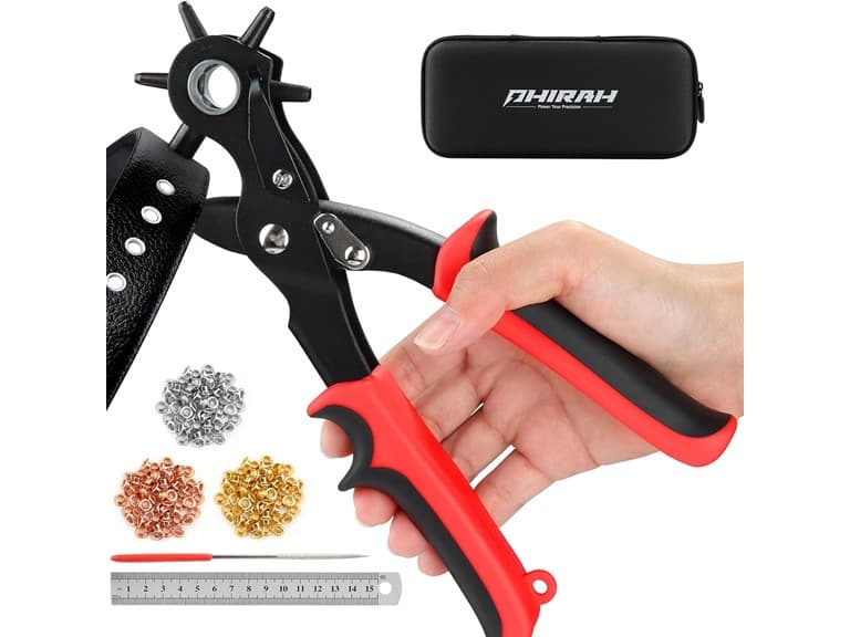 PHIRAH 2 in 1 Leather Hole Punch - Image 1