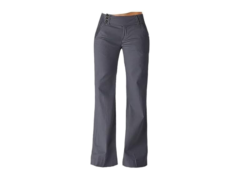 Flamingals Women (M) Pants Work Low Rise Pants - Image 1