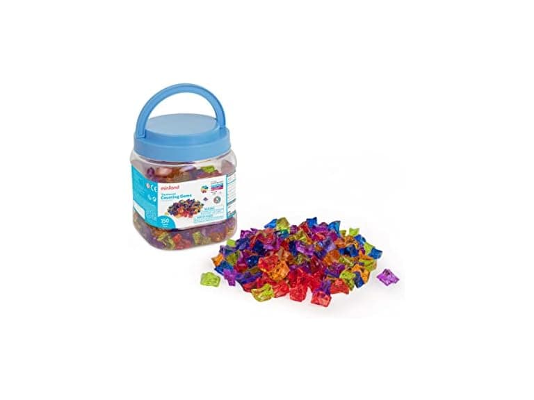 Miniland Translucent Counting Gems 150 pcs - Image 1