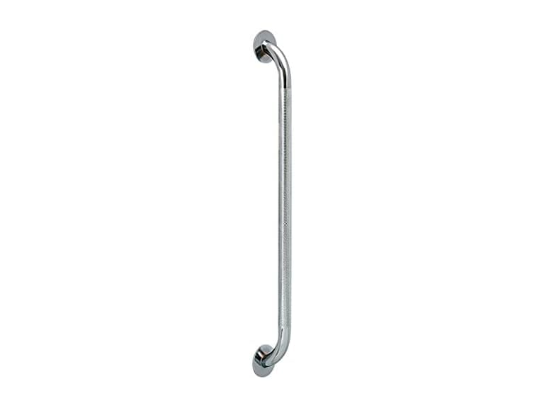 Drive Medical Drive Silver Knurled Steel Wall Grab Bar - Image 1