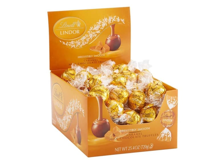 Lindt LINDOR Caramel Milk Truffles 60ct - Image 1