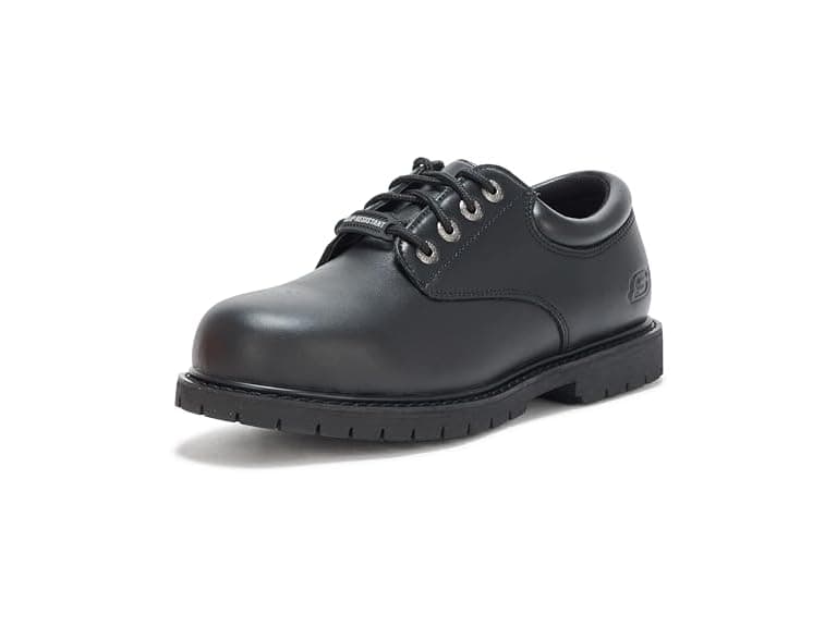 Skechers Men's Work Cottonwood Cantix Leather Slip Resistant Shoe - Image 1