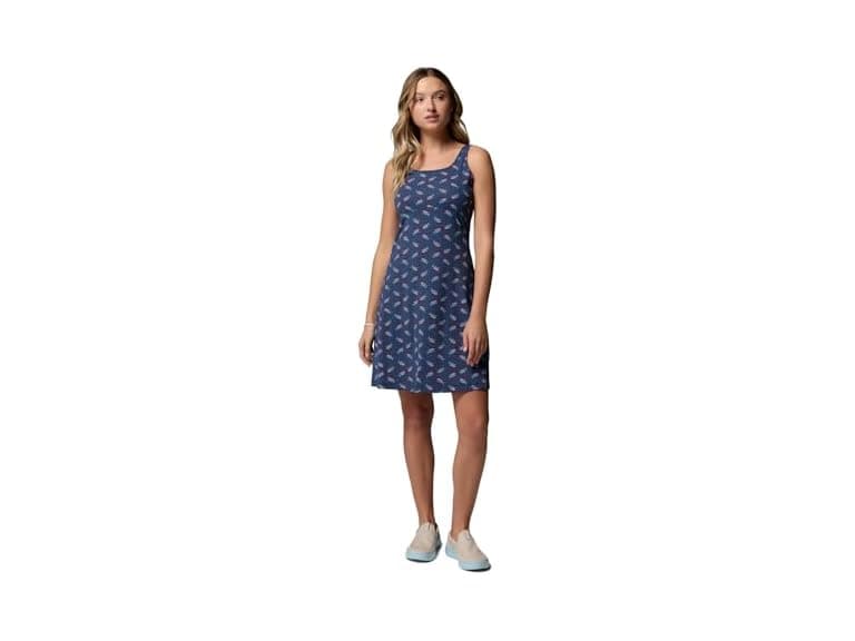 Columbia Women Pfg Dress Nocturnal Bluefin Pride - Image 1