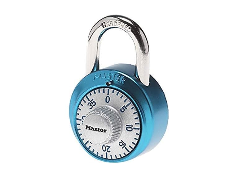 Master Lock Light Blue Gym Locker Lock - Image 1