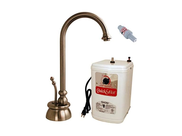 Westbrass A261HFP-11 10" Calorah 1-Handle Hot Water Dispenser - Image 1