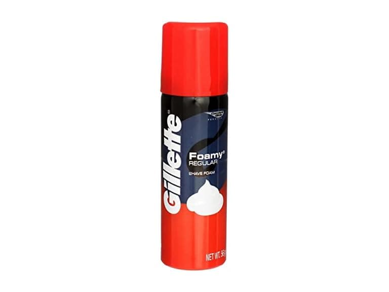 Gillette Foamy Shave Cream, Regular, 2 Oz (56 G) - Image 1