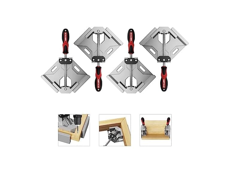 WETOLS Corner Clamp for Woodworking, 4 Pieces - Image 1