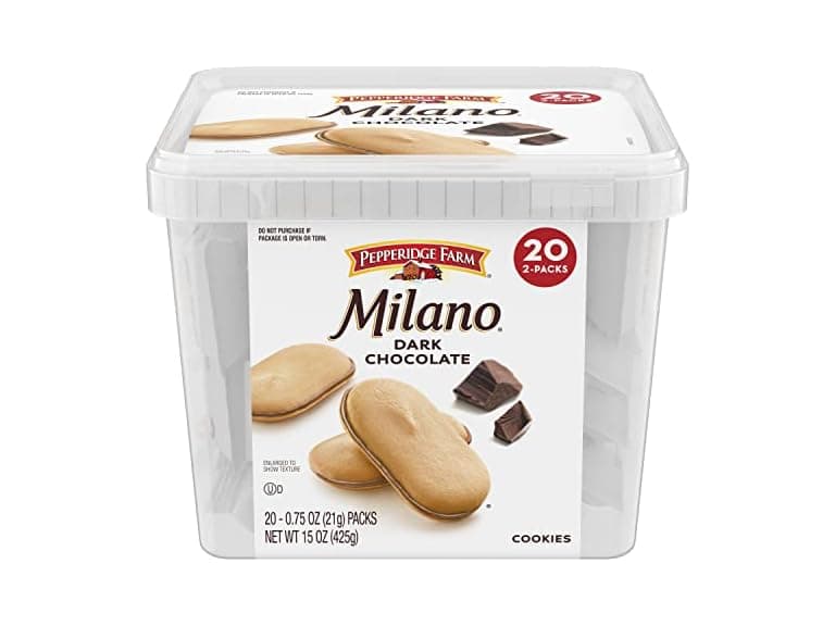 20PK Pepperidge Farm Milano Cookies, Dark Chocolate - Image 1