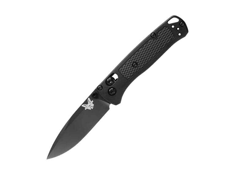 Benchmade Mini Bugout Knife - Black CF Elite - Cerakote Finish - Image 1