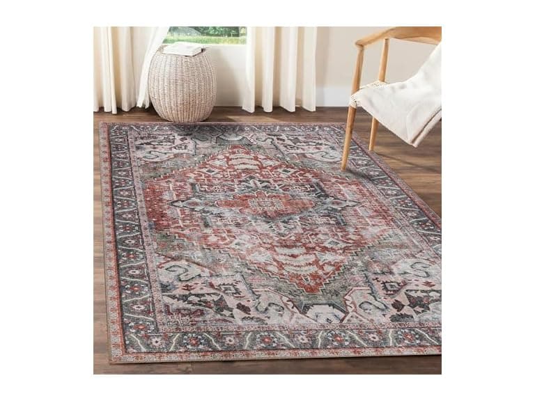 Superior 10'x14' Rustic Medallion Indoor Area Rug - Image 1