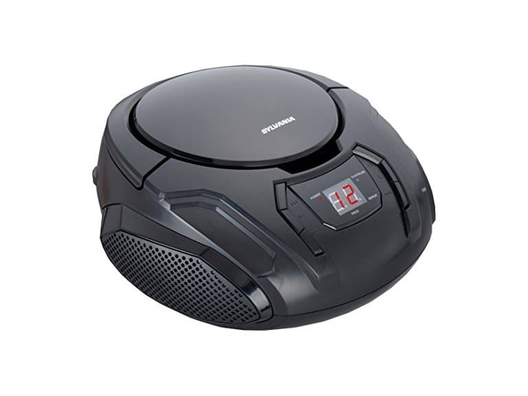 PROSCAN Portable CD Boombox AM/FM Black - Image 1
