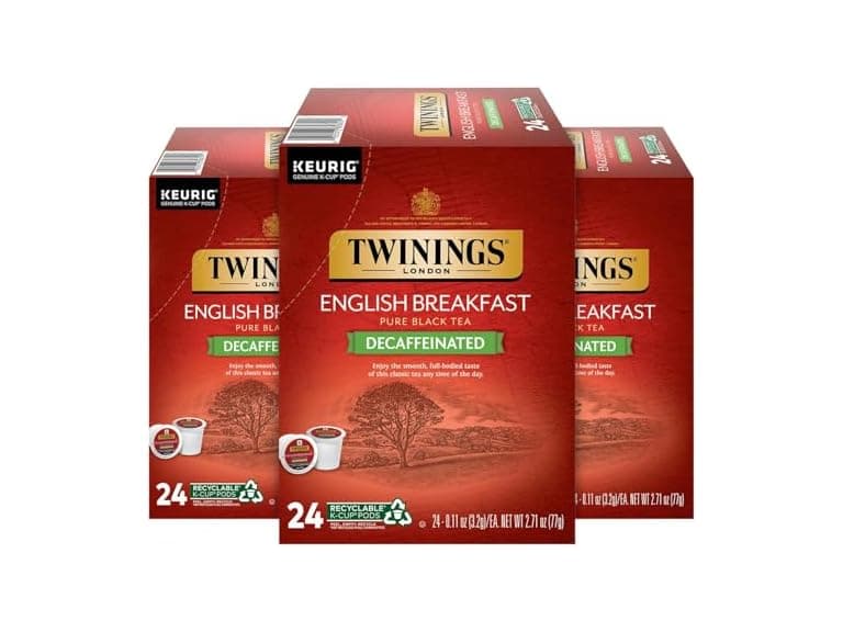 3PK Twinings English Breakfast Tea K-Cups, Decaf - Image 1