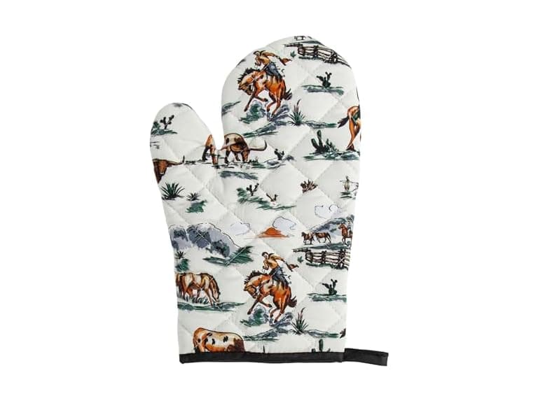 Paseo Road Ranch Life Oven Mitts for Kitchen, 5 Piece Set - Image 1
