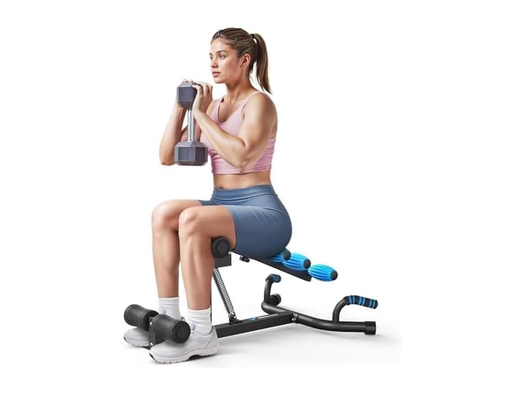 Black/Blue Deep Squat Machine - Image 1