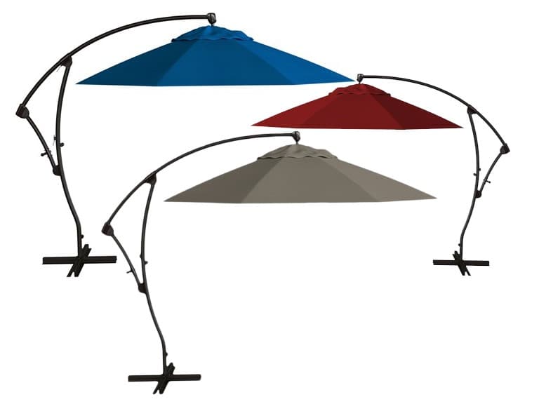 CA 9'Rd Cantilever Umbrella, Solution Dyed Fabric