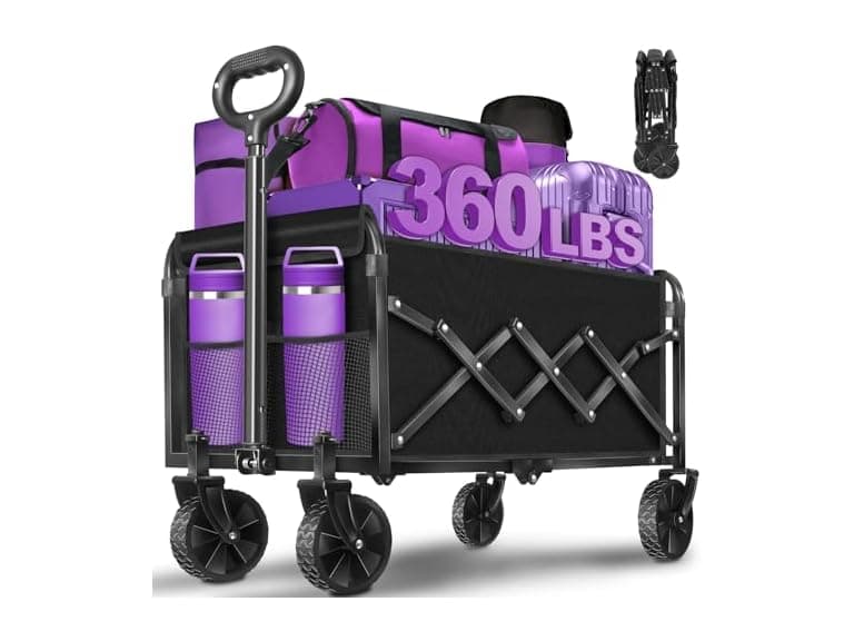 Wagon Cart Foldable,360Lbs Collapsible - Image 1
