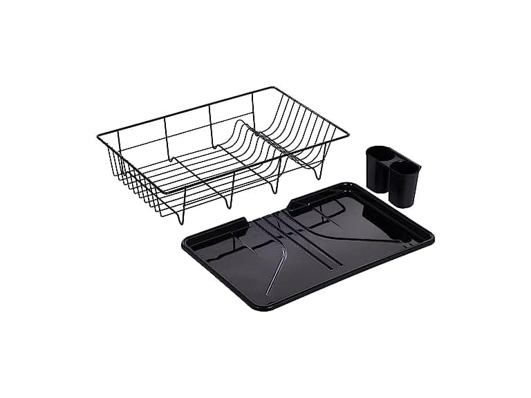 Dish Drainer Drain Board and Utensil Holder - Image 1