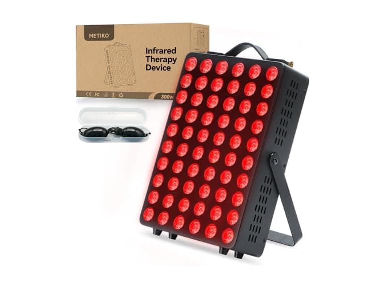METIKO Red Light Therapy Panel 60LED Black - Image 1