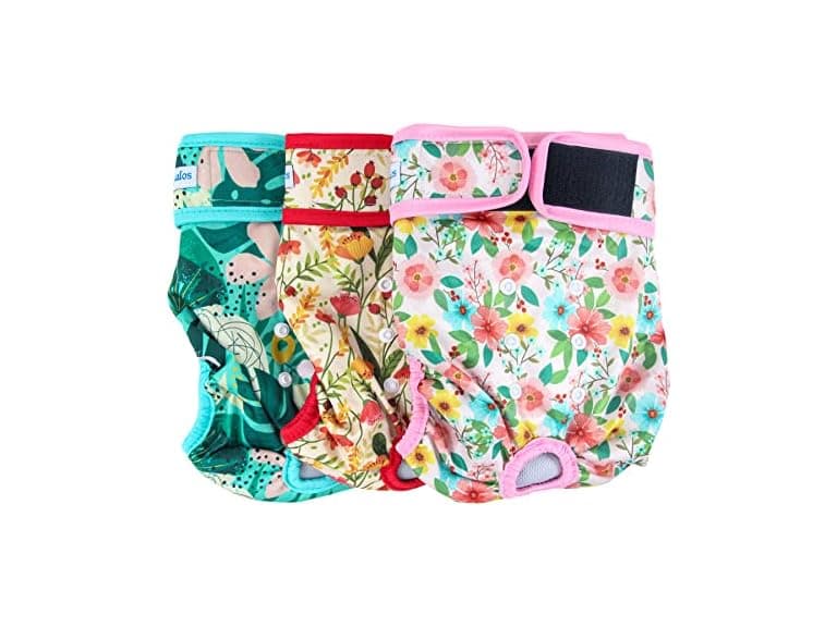 3 Pack Reusable Female Dog Diapers - Image 1