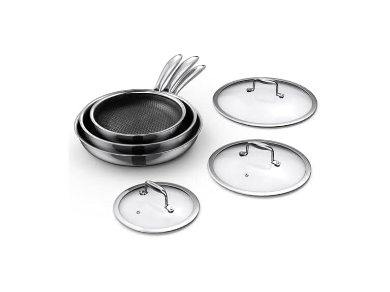 Hybrid Nonstick 6-Piece Frying Pan Set - Image 1