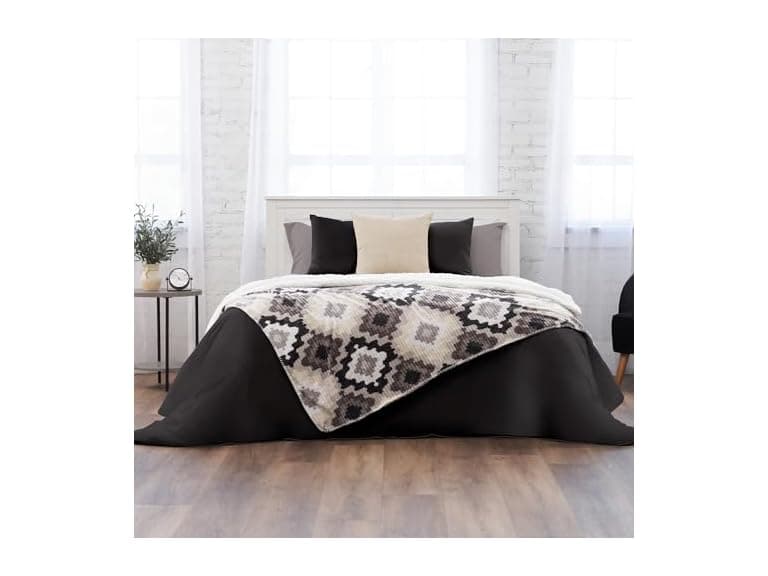 Northwest Ashford Cozy Silk Touch Nadira Ikat 60"x80" - Image 1