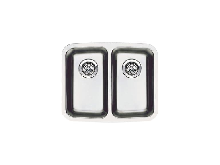 Blanco Double Bowl Bar Sink Stainless Steel - Image 1