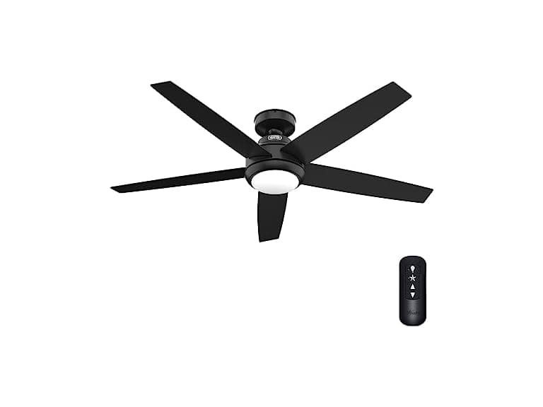 Hunter Fan 52 Inch Matte Black Finish Indoor Ceiling Fan - Image 1