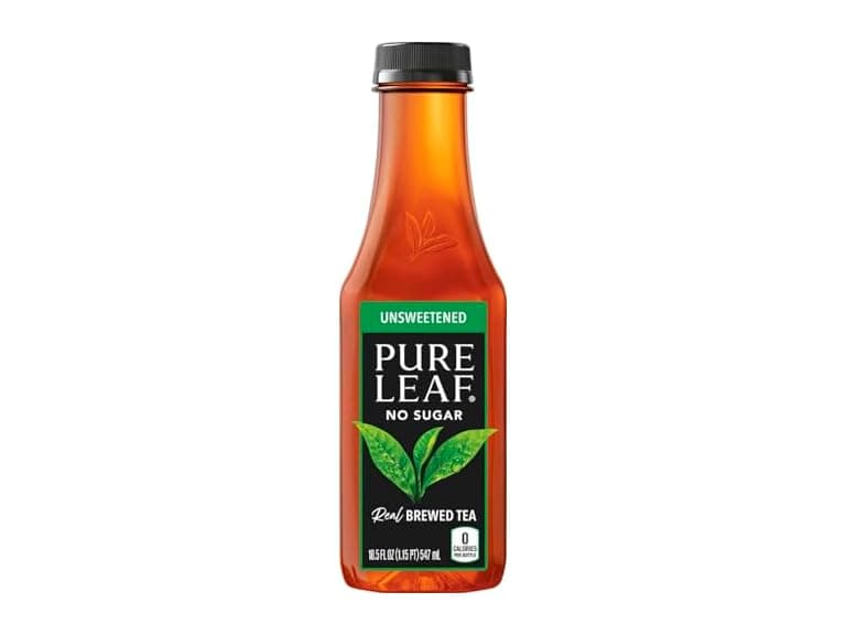 Pure Leaf Iced Tea, Unsweetened Black Tea, 18.5 oz - Image 1