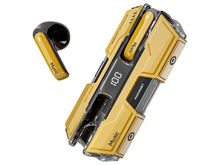 Mecha-Style Wireless Bluetooth Earbuds - Image 1