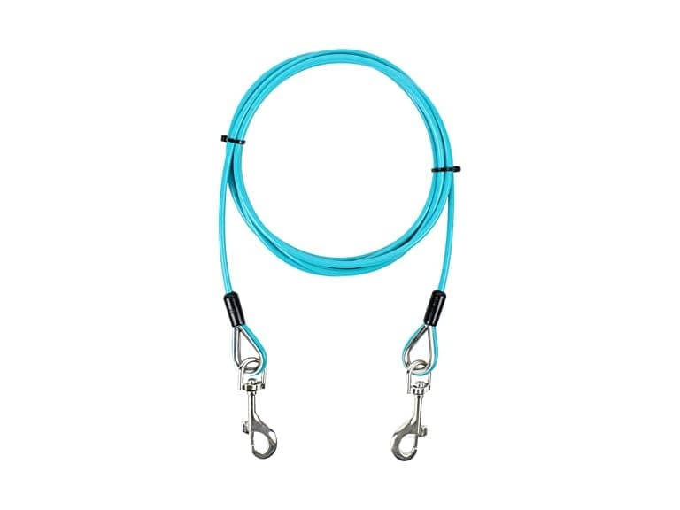 10ft Dog Tie Out Cable, Dog Chains for Outsid - Image 1