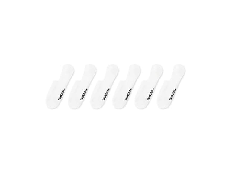Converse Men's No-Show Sock, White/6-Pairs - Image 1
