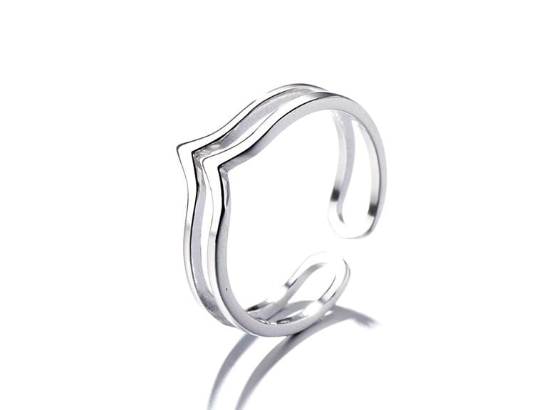 Minimalist 2 Row bypass Ring - Image 1