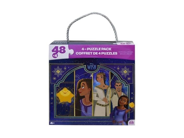 Disney Wish 4-Pack 48-Piece Puzzle Set - Image 1