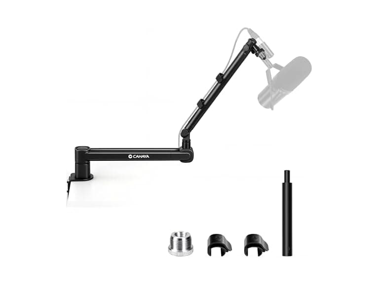 CAHAYA Low Profile Mic Arm Boom Stand - Image 1