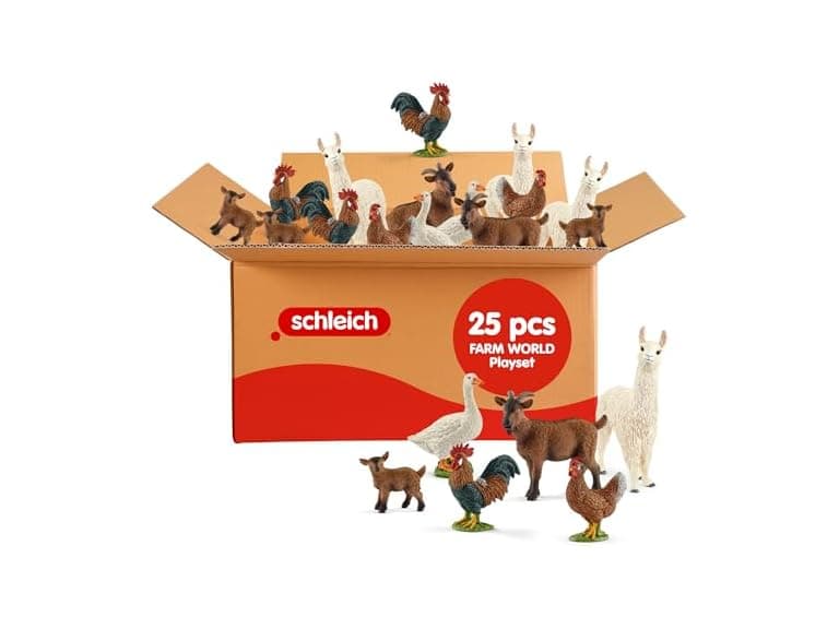 Schleich Farm World - 25 PC Farm Animal Playset - Image 1