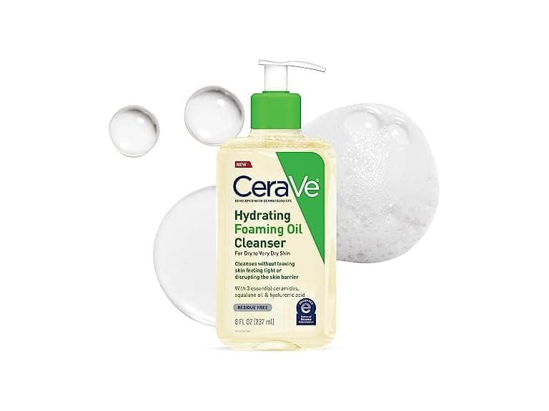 CeraVe Hydrating Foaming Oil Cleanser 8oz - Image 1