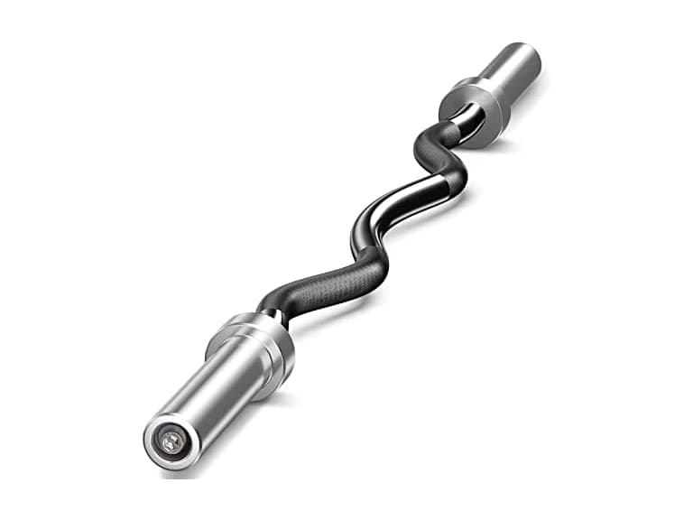 Elevens Olympic Barbell 4ft EZ Curl Weight Bar - Image 1